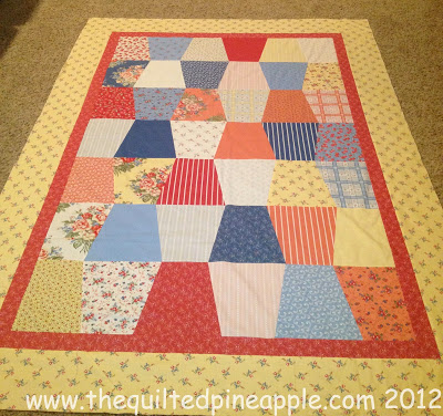 Kristin’s Grad Quilt – The Quilted Pineapple