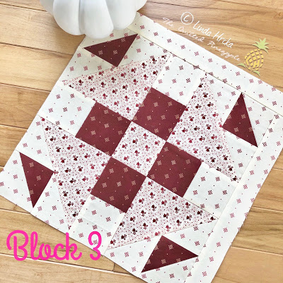 Moda Stitch Pink Blocks 3, 4 and 5 – More Fall Decor