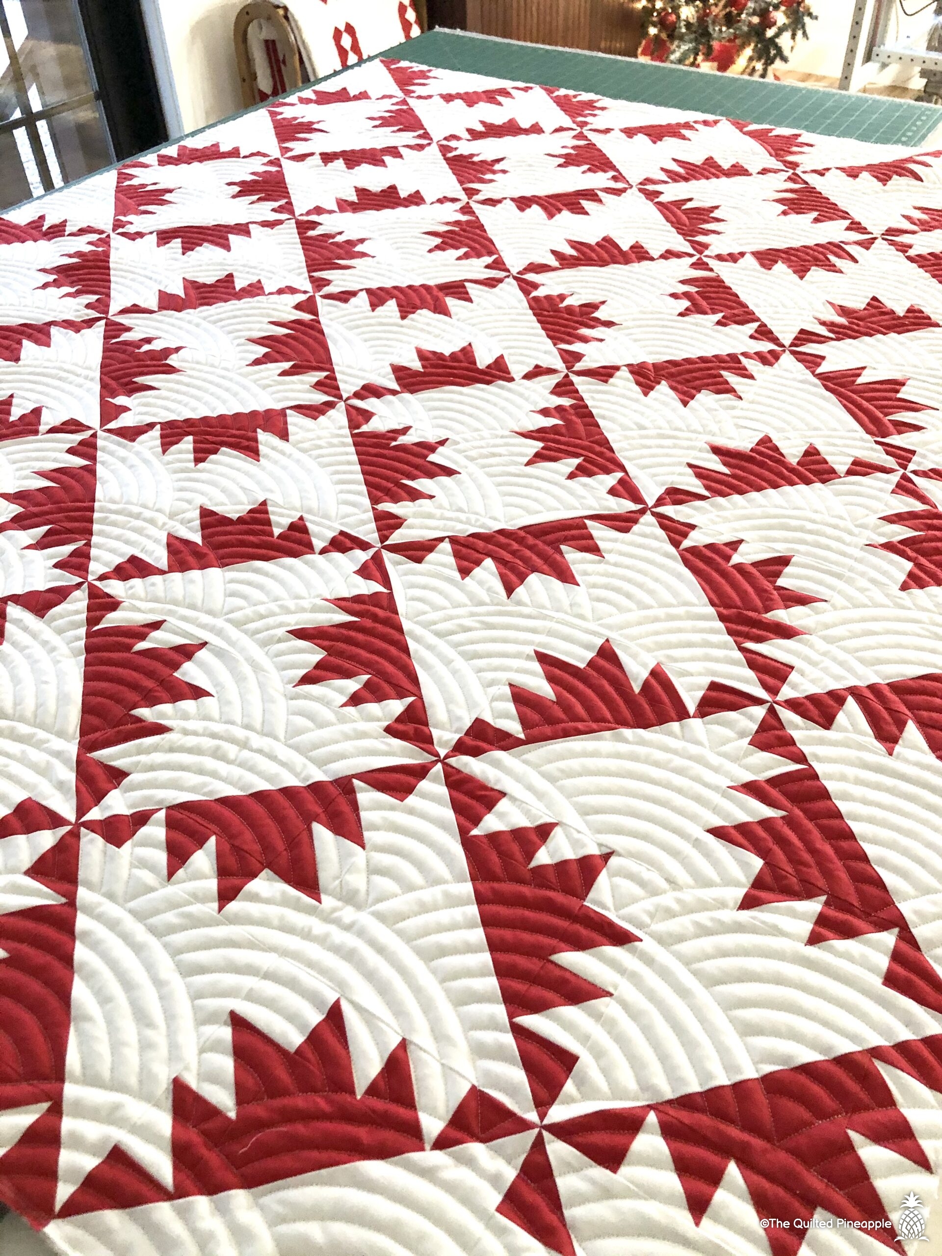 Christmas Ornament Giveaway, Red and White Quilts and Tools